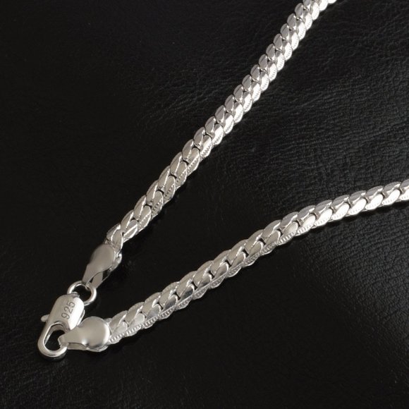 NEW 20'' 925 Sterling Silver Snake Chain Necklace - Picture 5 of 7